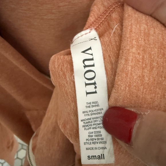 Vuori Burnt Orange Hoodie - Picture 3 of 4